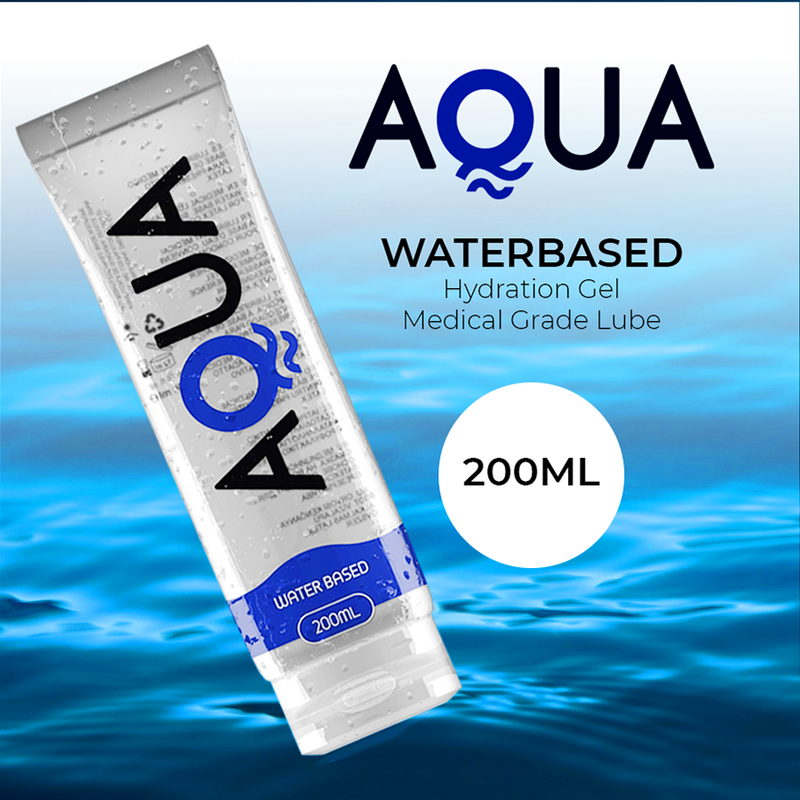 Lubrifiant gel, AQUA QUALITY, pe bază de apă, 200 ml