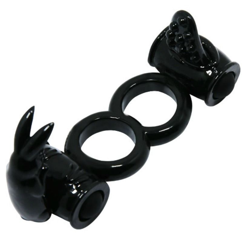 BAILE – SWEET RING DOUBLE RING WITH DOUBLE RABBIT – Default Title