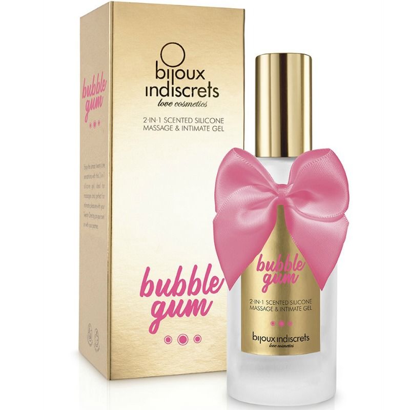 BIJOUX – BUBBLE GUM GEL 2 IN 1 SILICONE STRAWBERRY GUM 100 ML – Default Title