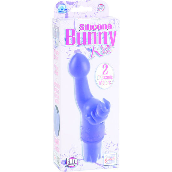 CALEXOTICS – KISS SILICONE BUNNY KISS PURPLE – Default Title