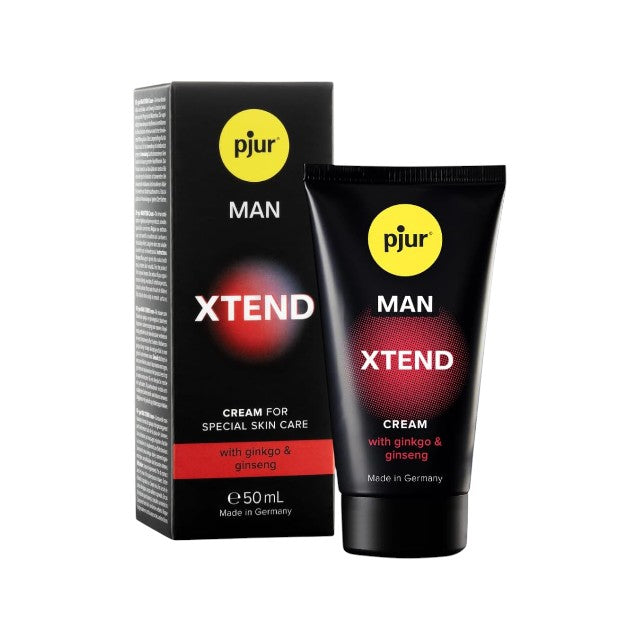 Cremă intimă PJUR MAN XTEND, pentru excitare și erecții de durată, cu gingko biloba și ginseng, 50 ml
