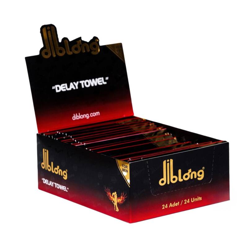 Diblong Delay Wipe – Șervețel pentru bărbați, cu ingrediente ce pot ajuta la întârzierea ejaculării, 24 buc – Default Title