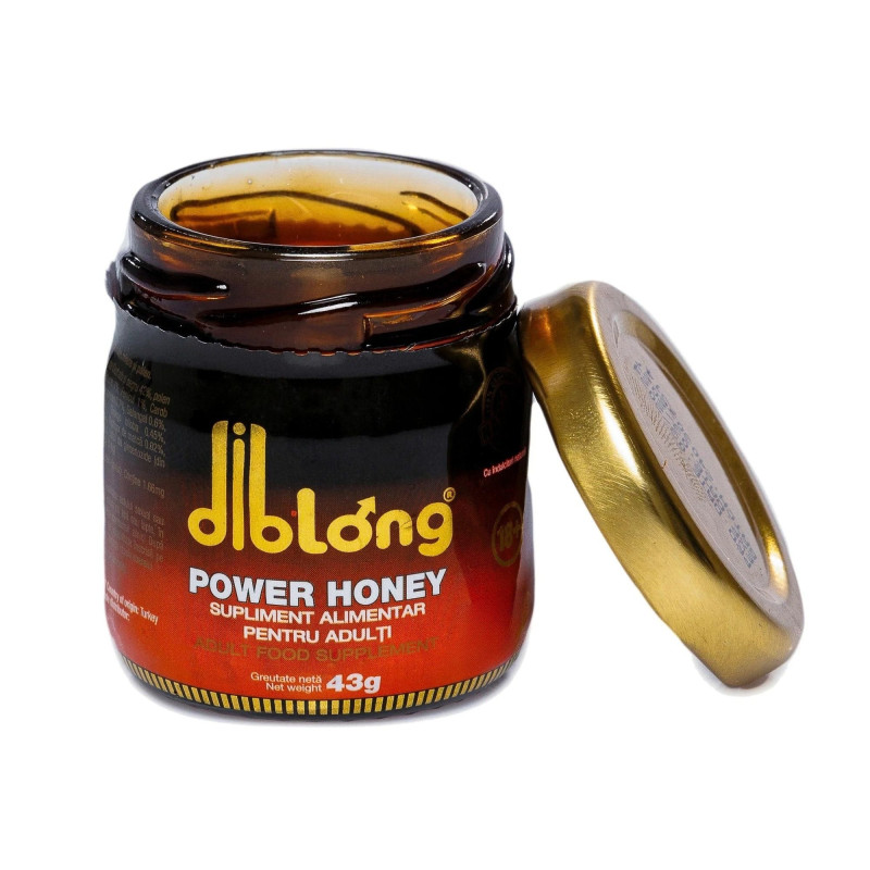 Diblong Power Honey – supliment alimentar pentru adulți cu miere și a