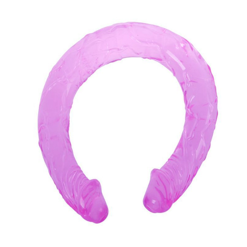 Dildo dublu lila, 44,5 cm – Baile