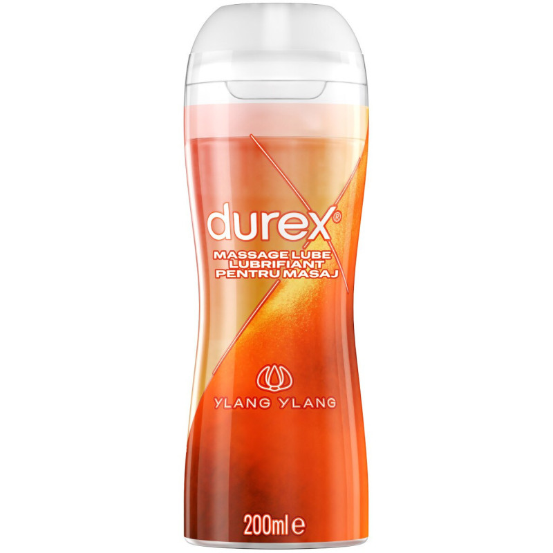 Lubrifiant si gel de masaj DUREX Ylang Ylang, cu efect 2 in 1, 200 ml