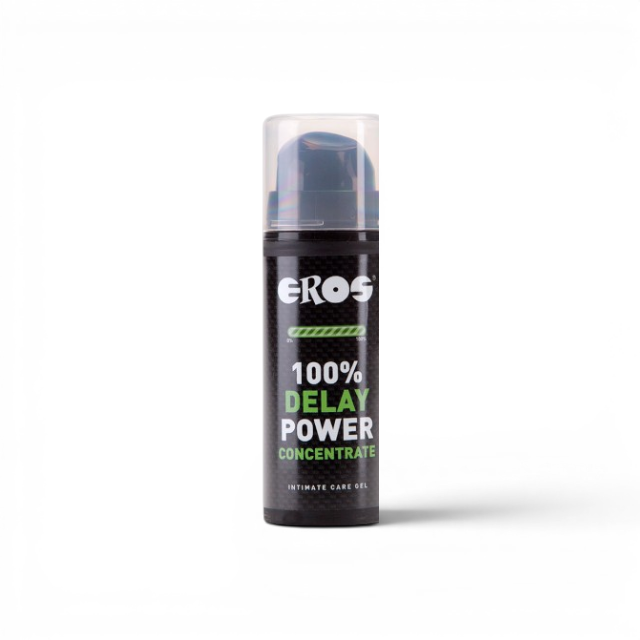 Gel EROS Delay Power Concentrate, ajută la întârzierea ejaculării, pe bază de apă, testat dermatologic, 30 ml