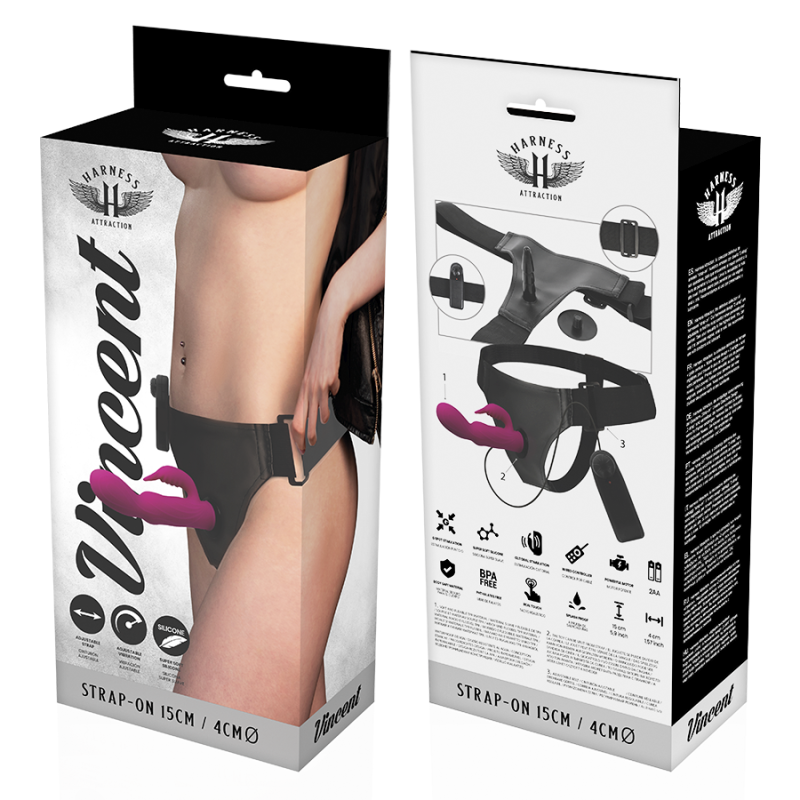 HAM ATTRACTION – HAM VIBRATOR RABBIT VINCENT 15 CM -O- 4 CM