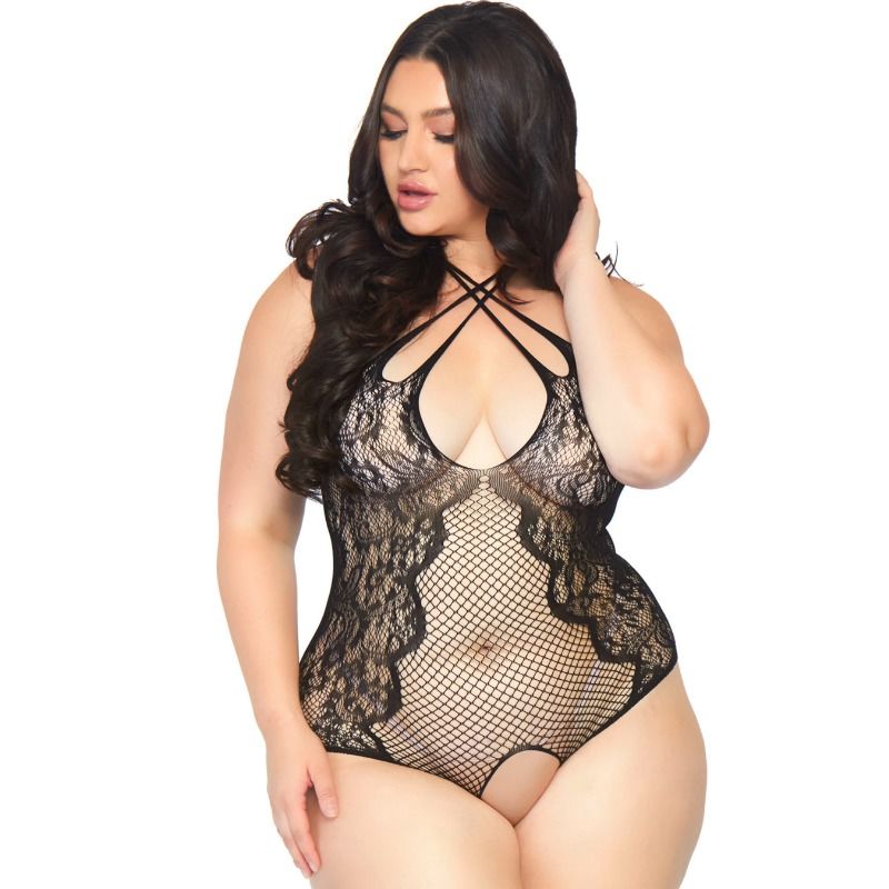 LEG AVENUE – CROTHLESS TEDDY 1X-2X – Default Title