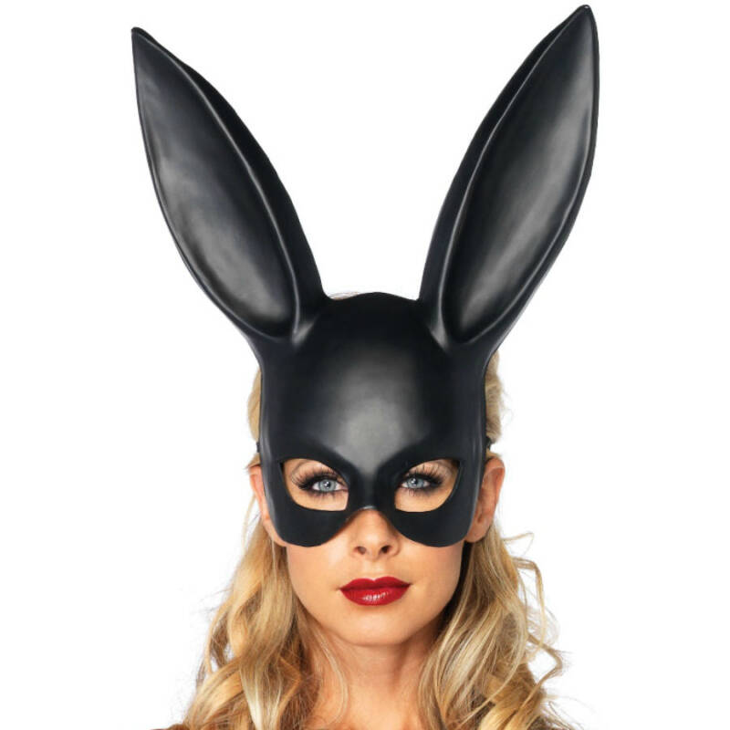 LEG AVENUE – MASQUERADE RABBIT MASK BLACK – Default Title