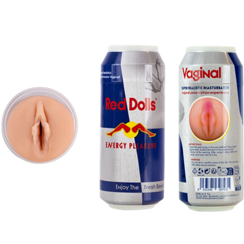 Masturbator masculin tip vagin, formă doză de băutură energizantă, ro