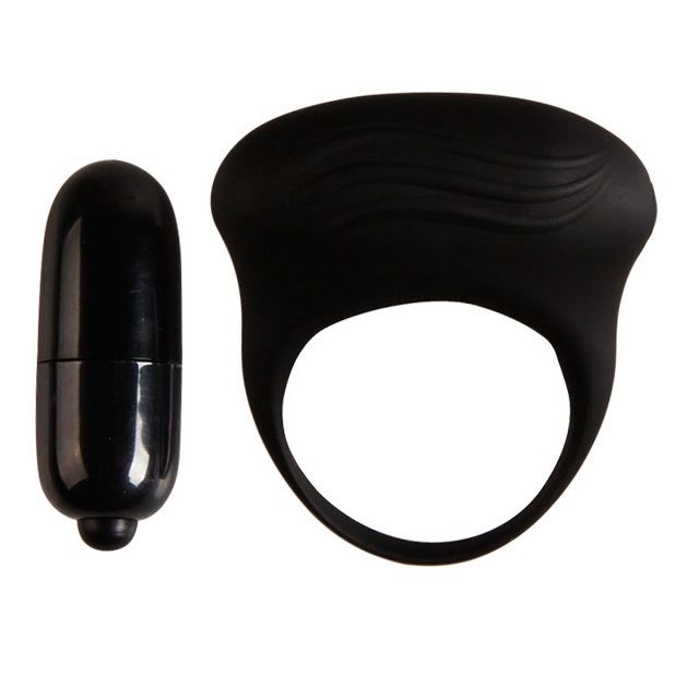 PRETTY LOVE – BERTRAM BLACK VIBRATOR RING – Default Title