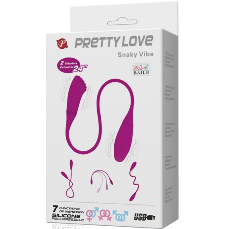 PRETTY LOVE – SMART SNAKY VIBE VIBRATOR 2 MOTORS – Default Title