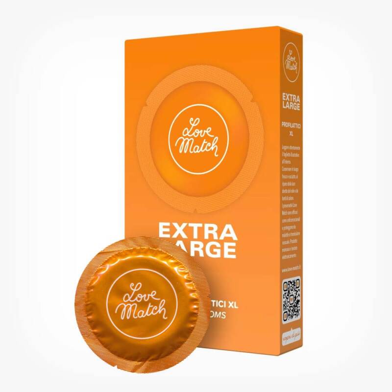 Prezervative profesionale, Love Match XL – Extra Large, dimensiune 57 mm, 6 buc