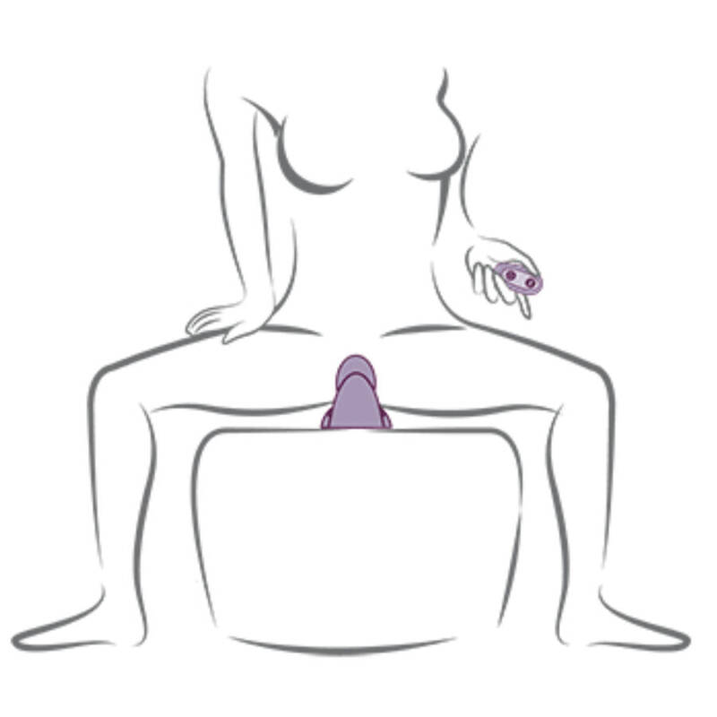 ROCKS- OFF – RUBY GLOW PURPLE SIT-ON VIBRATOR – Default Title