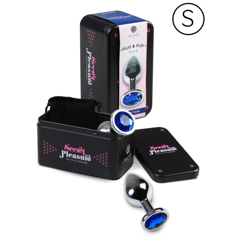 SECRETPLAY – ANAL PLUG BLUE S – Default Title
