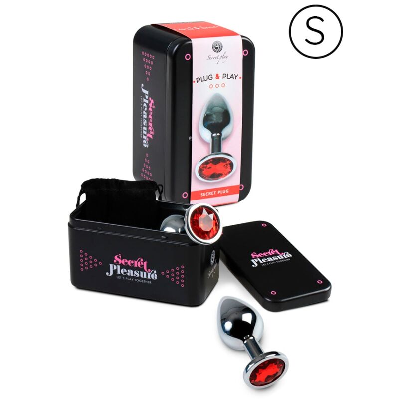 SECRETPLAY – ANAL PLUG RED S – Default Title