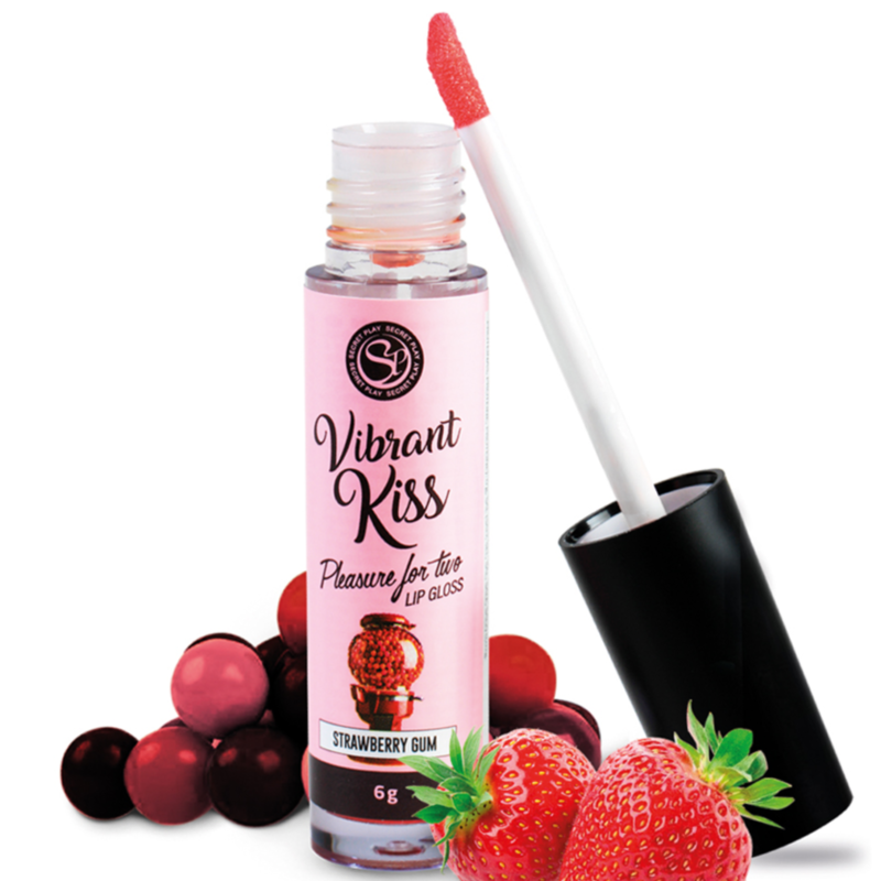 SECRETPLAY – LIP GLOSS VIBRANT KISS STRAWBERRY GUM – Default Title