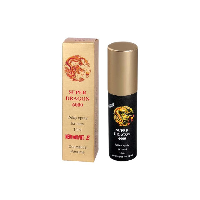 Spray concentrat SUPER DRAGON 6000 Delay Spray for Men, ajută la întârzierea ejaculării și potență, 12 ml
