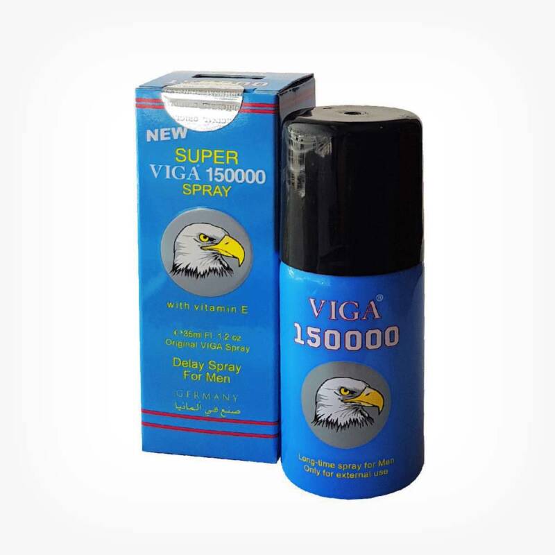 Spray SUPER VIGA 150000 Blue – Delay Spray for Men, pentru întârzierea ejaculării, cu vitamina E, 45 ml