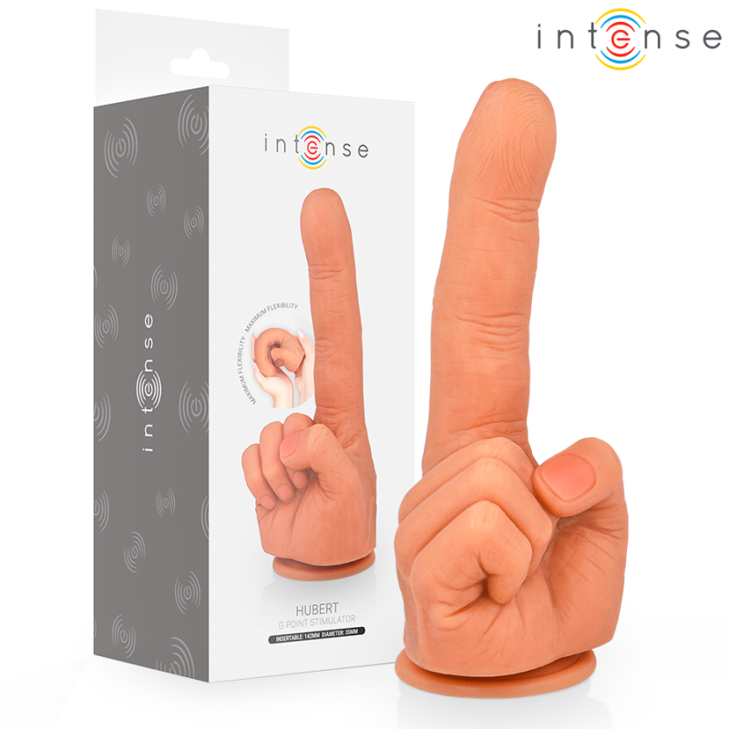 Stimulator punct G Hubert, flexibil, 14,2 cm – Intense
