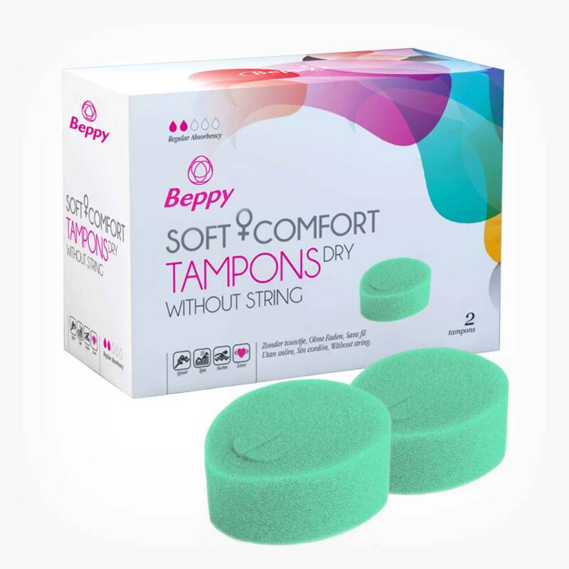 Tampoane interne – bureti menstruatie, Beppy Soft & Comfort Dry, 2 buc