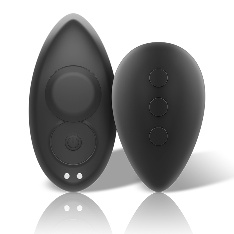 Vibrator BLACK&SILVER – PRESTON, pentru chiloți, reîncărcabil, din si