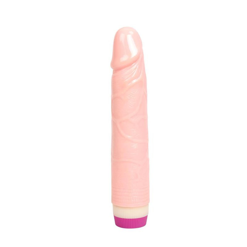 Vibrator Vibe Flesh realist natural cu vibratii , 21 cm x 3,7 cm