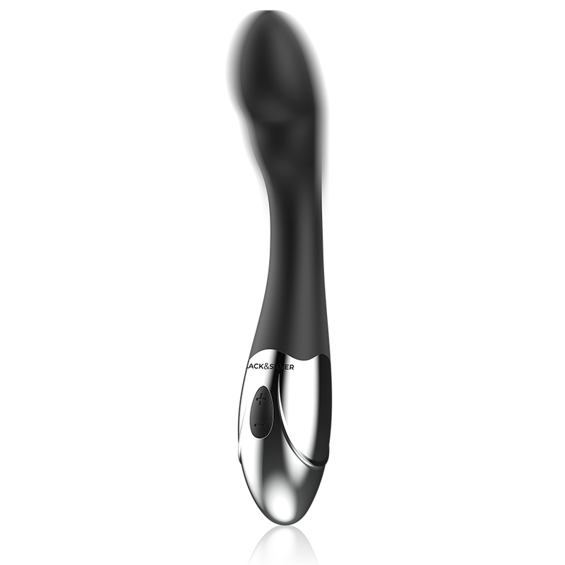 Vibrator BLACK&SILVER – KILIAN G-SPOT, reîncărcabil, cu 10 moduri de