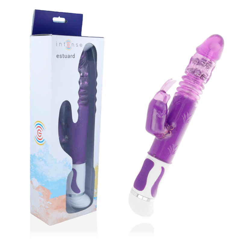 Vibrator INTENSE – ESTUARD UP&DOWN ROTATOR, lila, cu mișcare