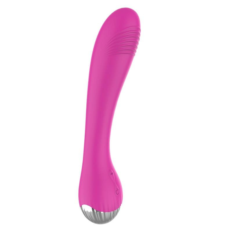 Vibrator A-GUSTO Vibe, USB, roz, cu 6 funcții de vibrație