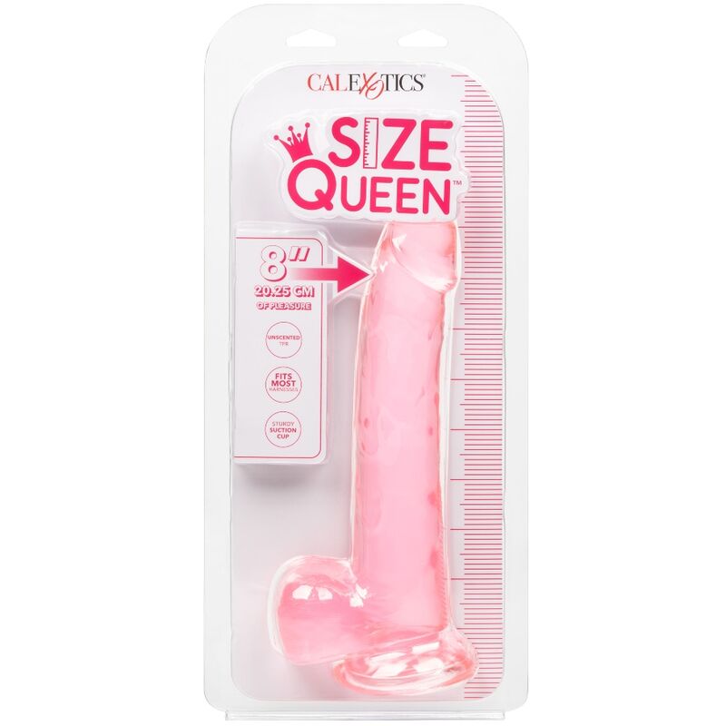 CALEXOTICS – SIZE QUEEN DILDO PINK 20.3 CM – Default Title