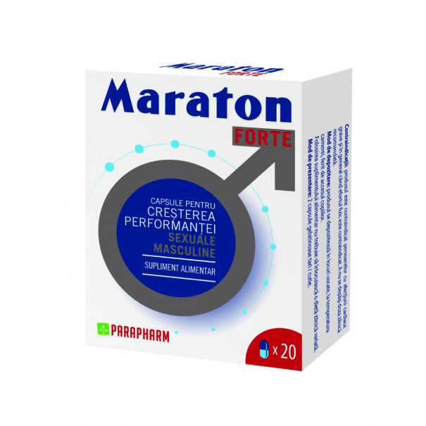 Capsule MARATON FORTE, cresterea performantei sexuale barbati, 20 capsule – Default Title