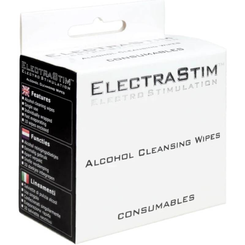 ELECTRASTIM – ALCOHOL CLEANSING WIPES 10 UNITS – Default Title