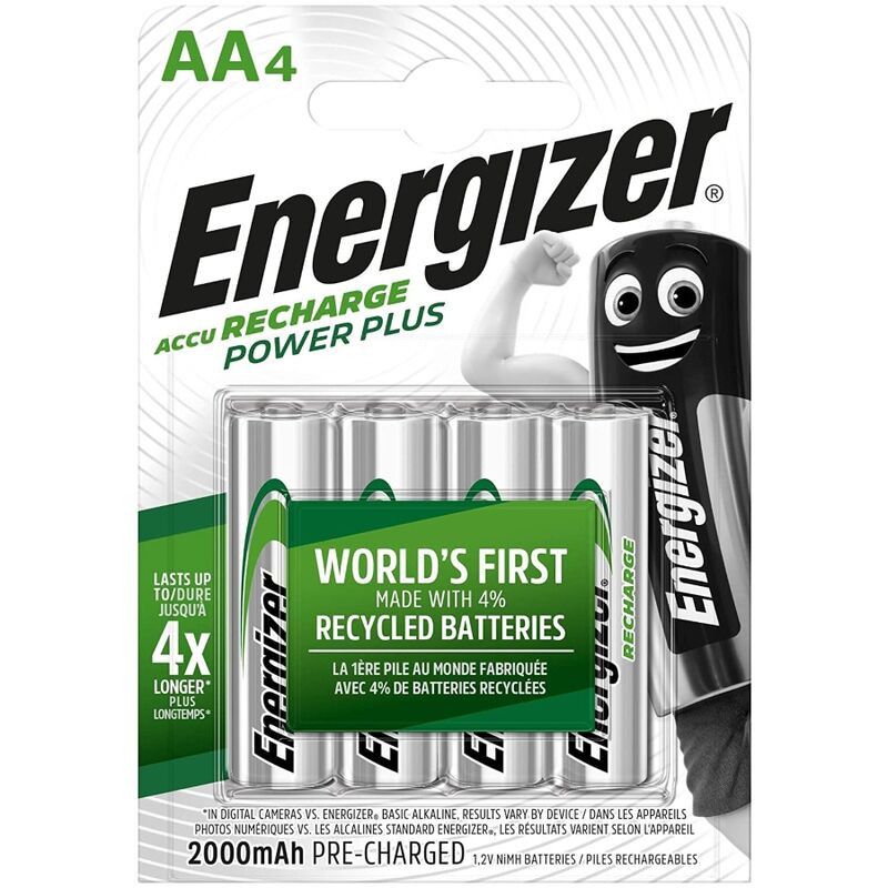 ENERGIZER – RECHARGEABLE BATTERIES AA4 BLISTER 4 – Default Title