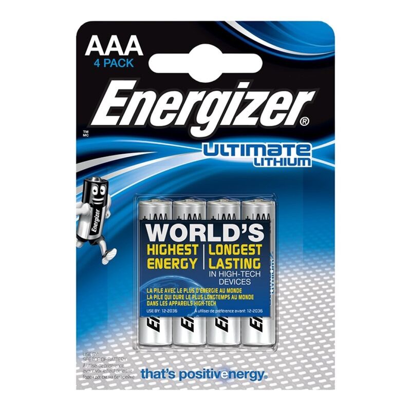 ENERGIZER – ULTIMATE LITHIUM AAA L92 LR03 1,5V *4 – Default Title