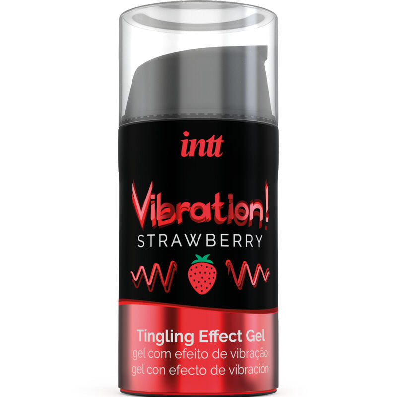 INTT – POWERFUL INTIMATE STIMULANT LIQUID VIBRATING GEL STRAWBERRY 15 ML – Default Title