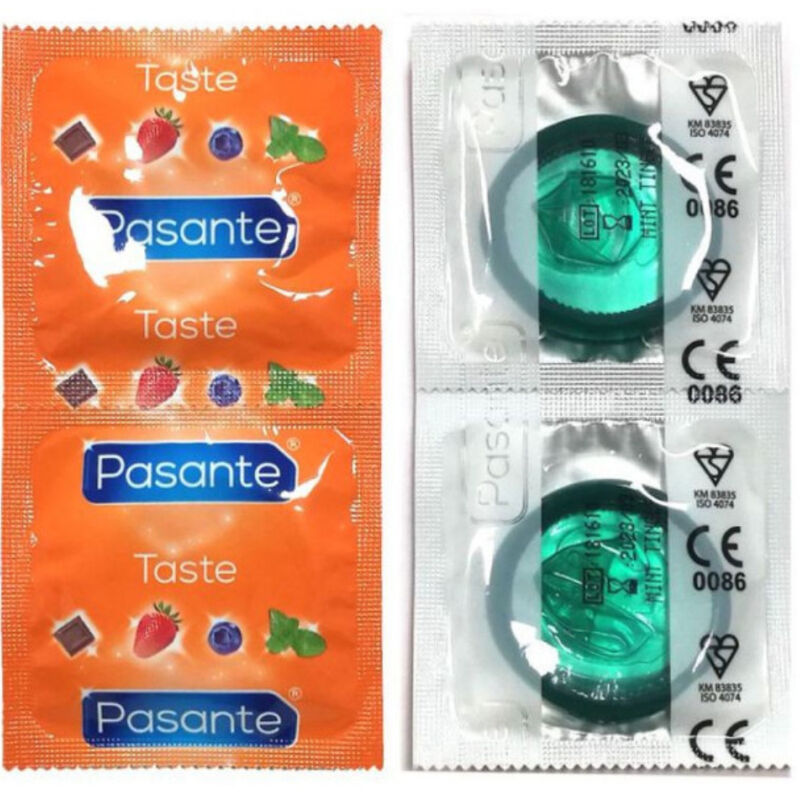 PASANTE – CONDOMS FLAVOR MINT BAG 144 UNITS – Default Title