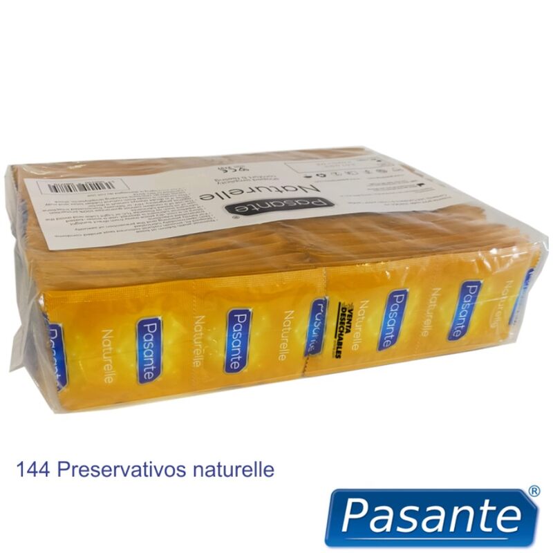 PASANTE – CONDOMS NATURELLE BAG 144 UNITS – Default Title