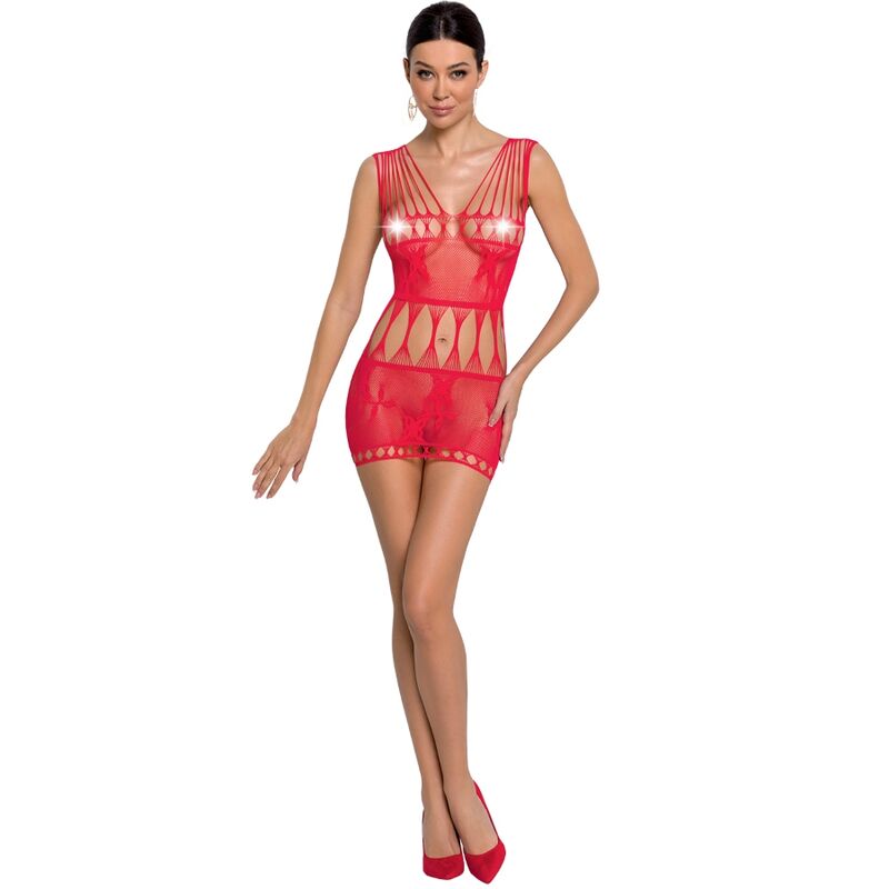 PASSION – WOMAN BS090 RED BODYSTOCKING ONE SIZE – Default Title