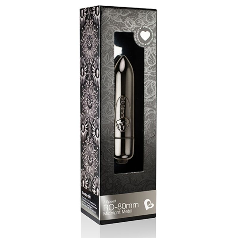 ROCKS-OFF – VIBRATING BULLET RO-80MM MIDNIGHT METAL – Default Title