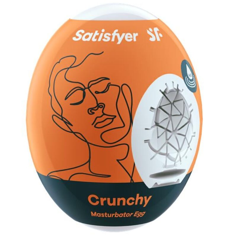 SATISFYER – CRUNCHY MASTURBATOR EGG – Default Title