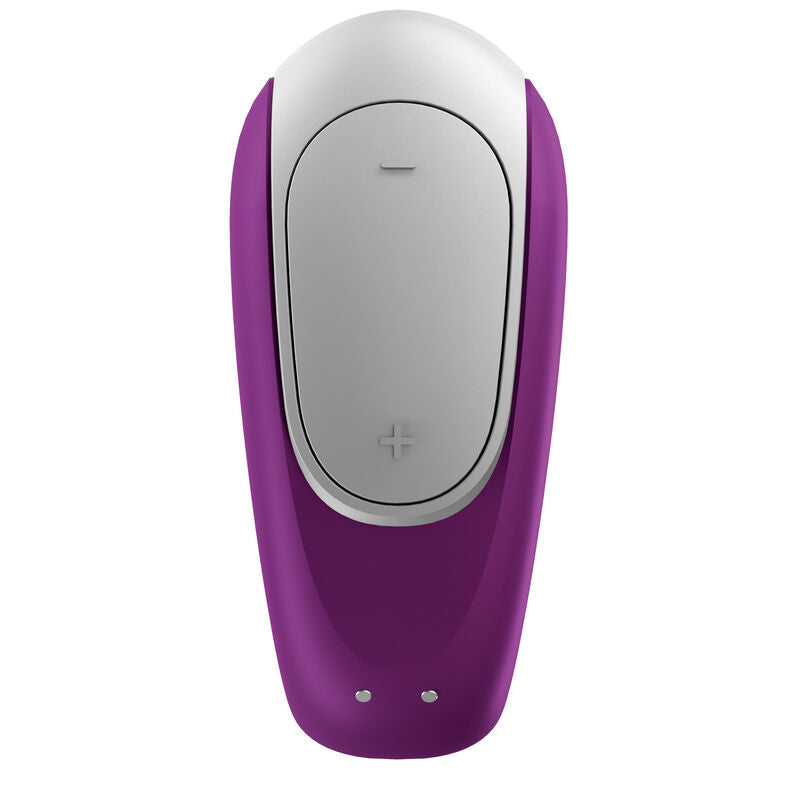 SATISFYER – DOUBLE FUN PARTNER VIBRATOR PURPLE – Default Title