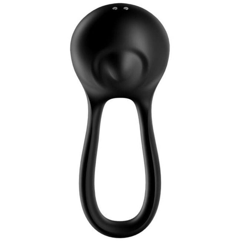 SATISFYER – MAJESTIC DUO RING VIBRATOR BLACK – Default Title