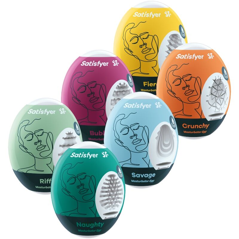 SATISFYER – MASTURBATOR EGGS 6 UNITS SET – Default Title