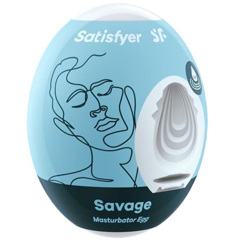 SATISFYER – SAVAGE MASTURBATOR EGG – Default Title