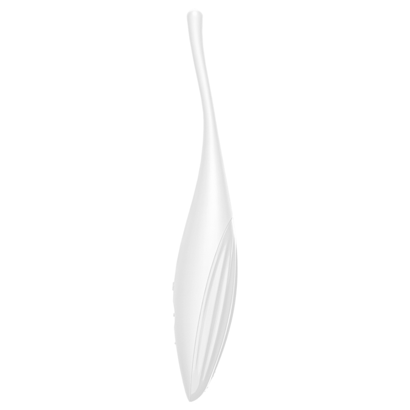 SATISFYER – TWIRLING JOY CLIT TIP VIBRATOR WHITE – Default Title