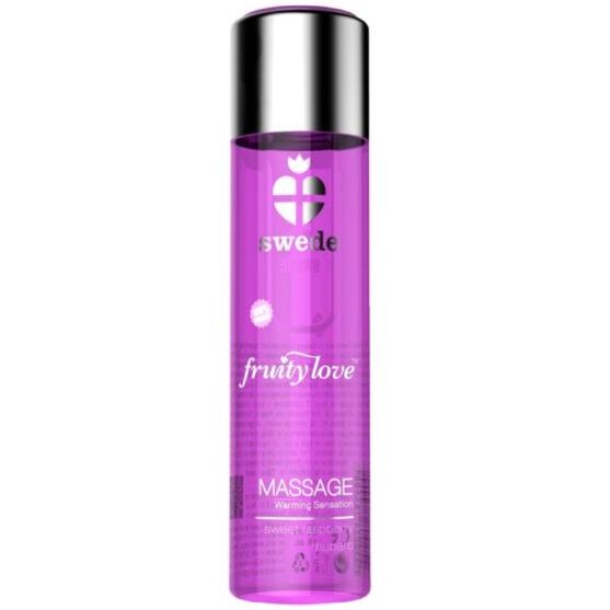 SWEDE – FRUITY LOVE WARMING EFFECT MASSAGE OIL PINK RASPBERRY AND RHUBARB 60 ML – Default Title