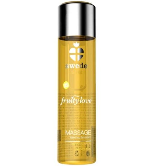 SWEDE – FRUITY LOVE WARMING EFFECT MASSAGE OIL TROPICAL FRUITY WITH HONEY 60 ML – Default Title