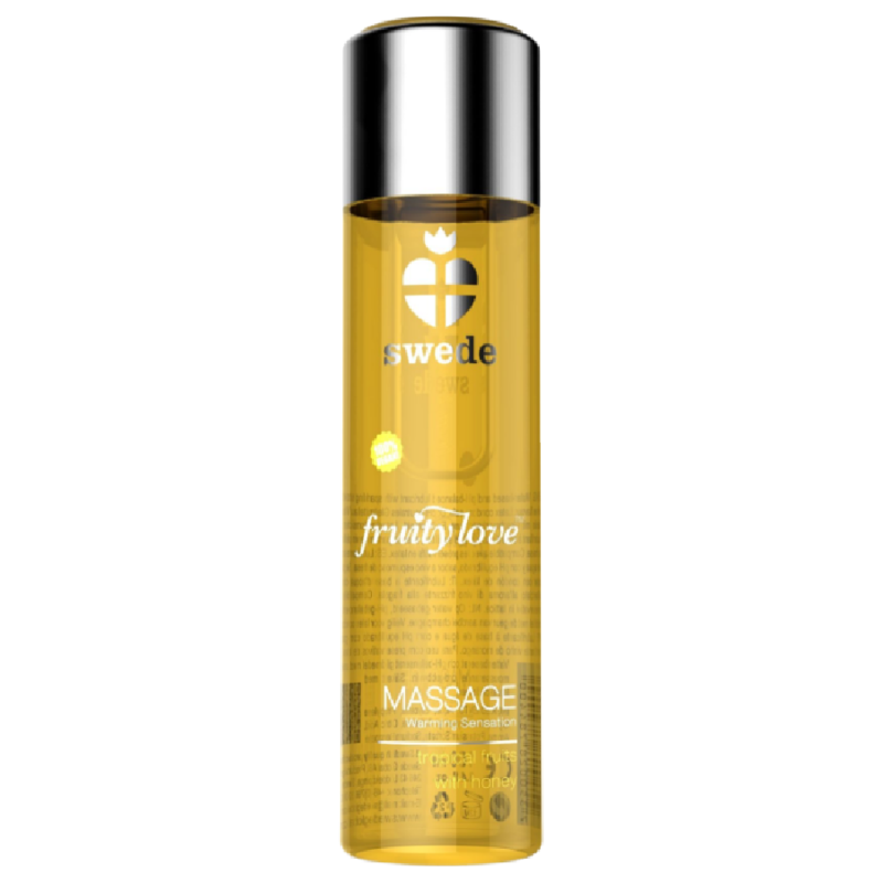 SWEDE – FRUITY LOVE WARMING EFFECT MASSAGE OIL TROPICAL FRUITY WITH HONEY 120 ML. – Default Title
