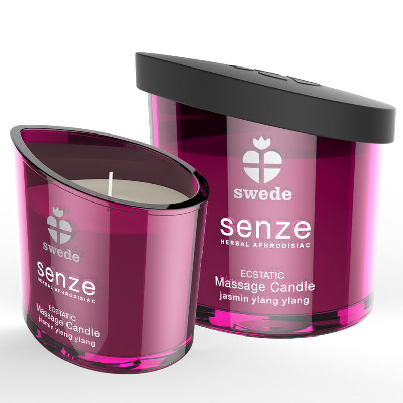 SWEDE – SENZE ECSTATIC MASSAGE CANDLE – JASMINE, YLANG YLANG – Default Title